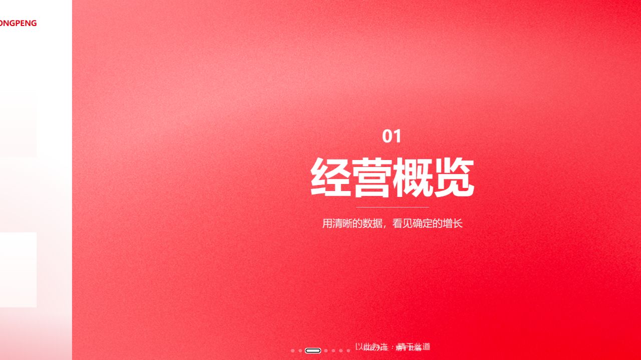 东鹏企业汇报视觉模板真实内容页